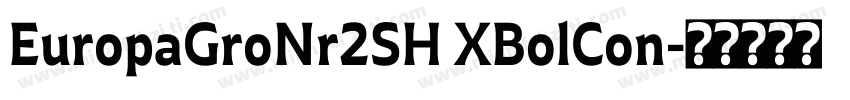 EuropaGroNr2SH XBolCon字体转换